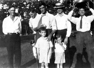 Ray Biesecker and unknown men