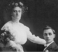 Old wedding close up